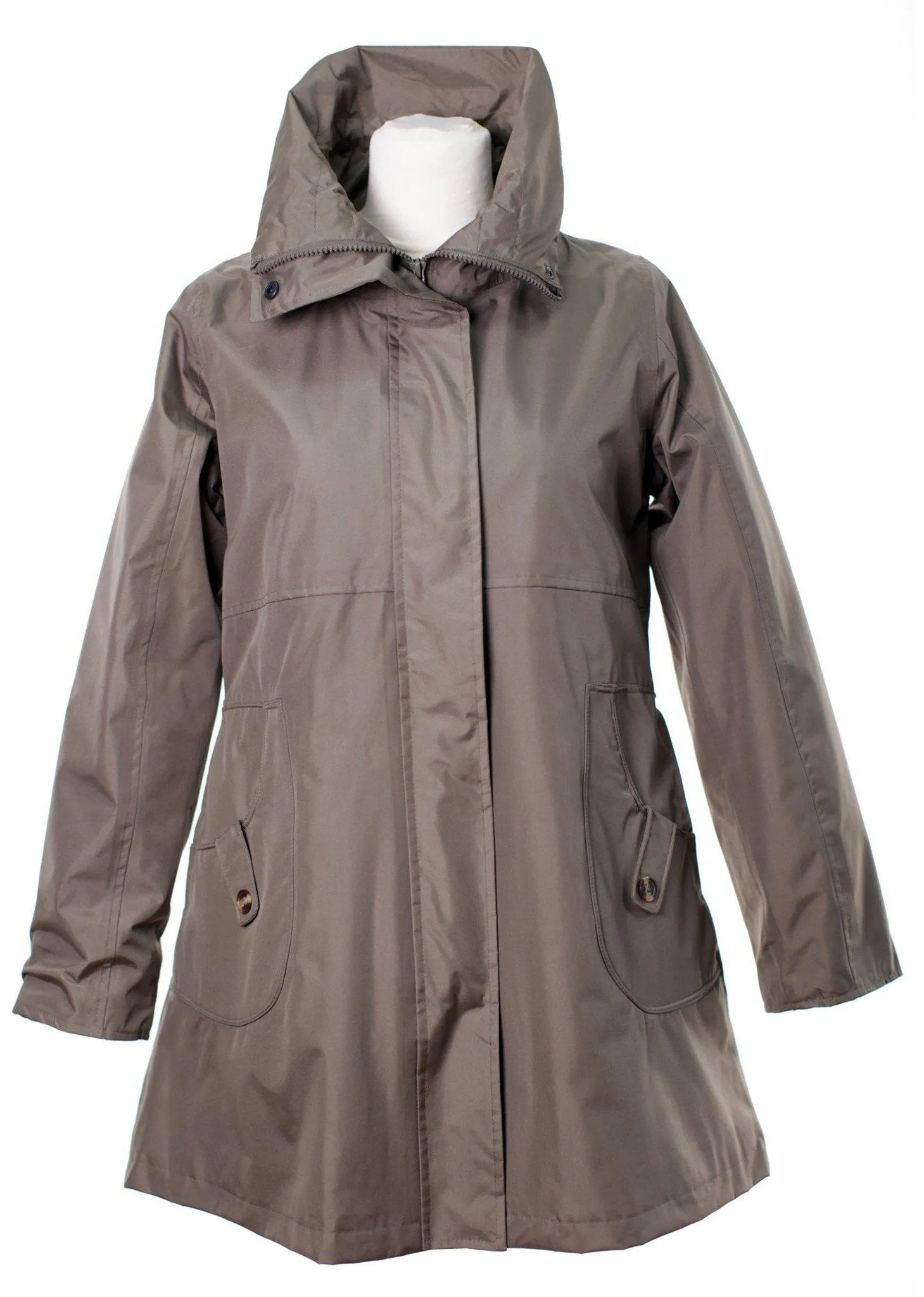 LJ064 - Women's New England Coat - DARK BEIGE