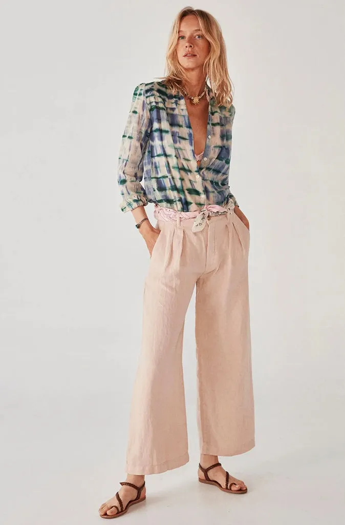 Maison Hotel Marisa Linen Trousers - Rustic Ecru