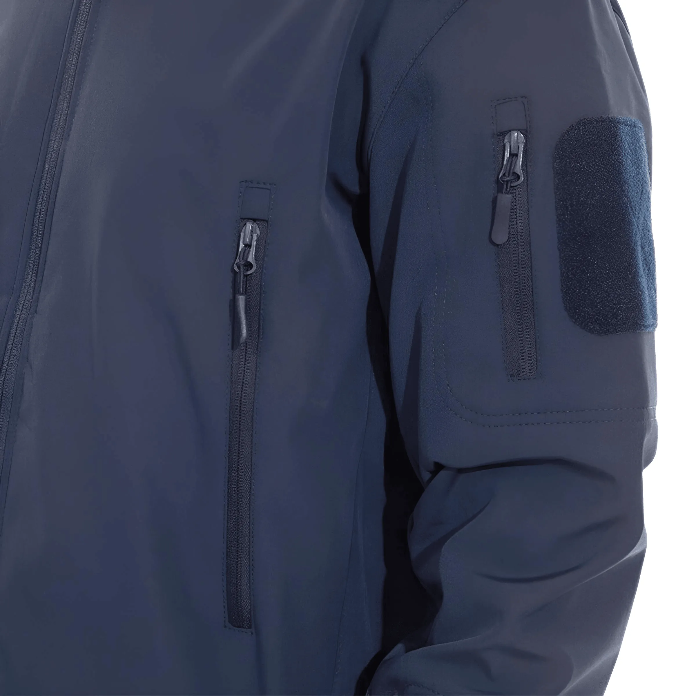 Men's Winter Jacket - Water-Resistant Soft Shell Coat with Hood & Fleece Lining