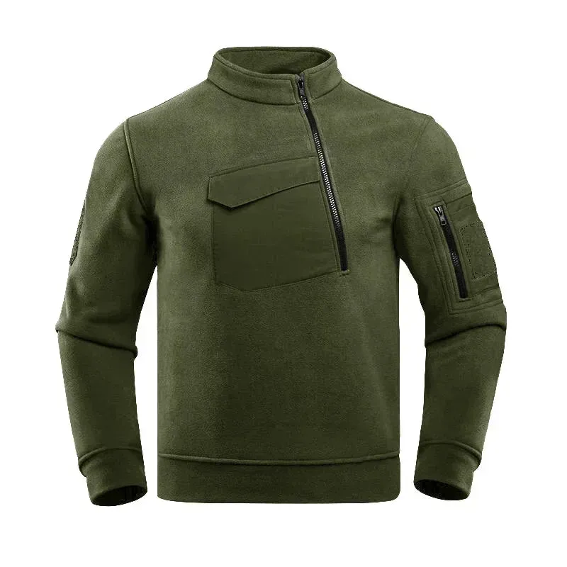 Men's Winter Tactical Fleece Hoodies: Warmth and Utility Combined