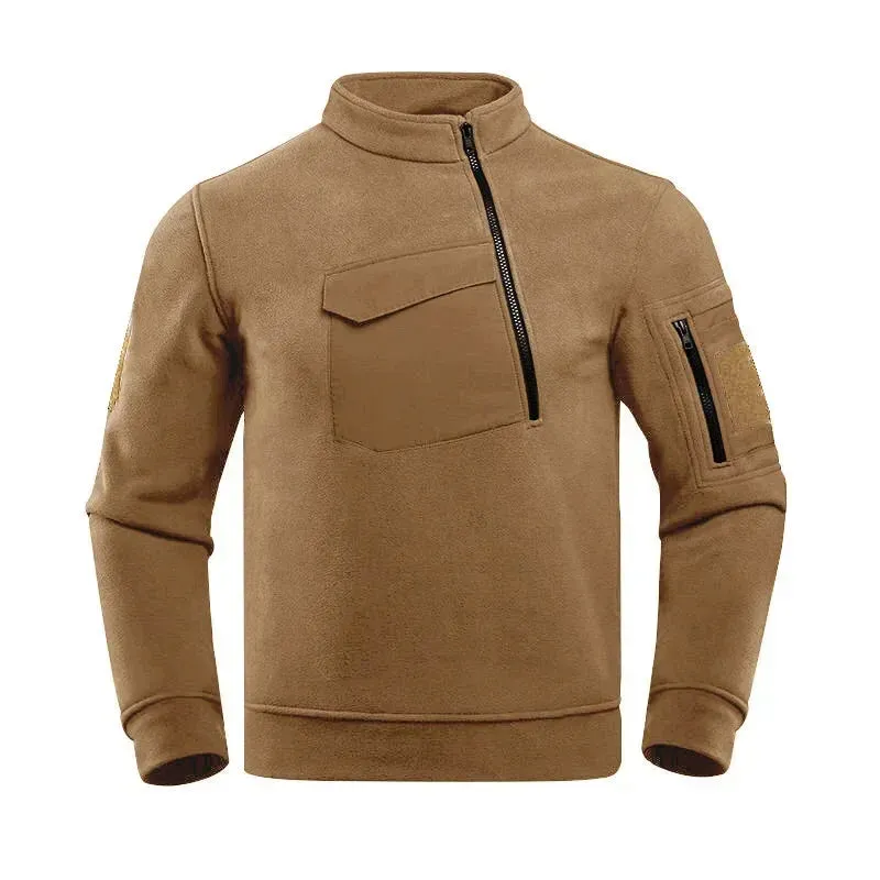 Men's Winter Tactical Fleece Hoodies: Warmth and Utility Combined