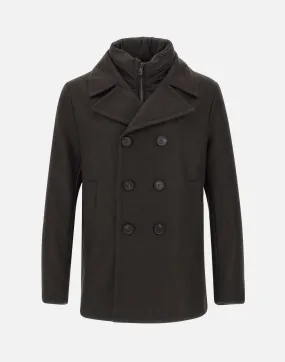 Men's Wool Cashmere Blend Coat