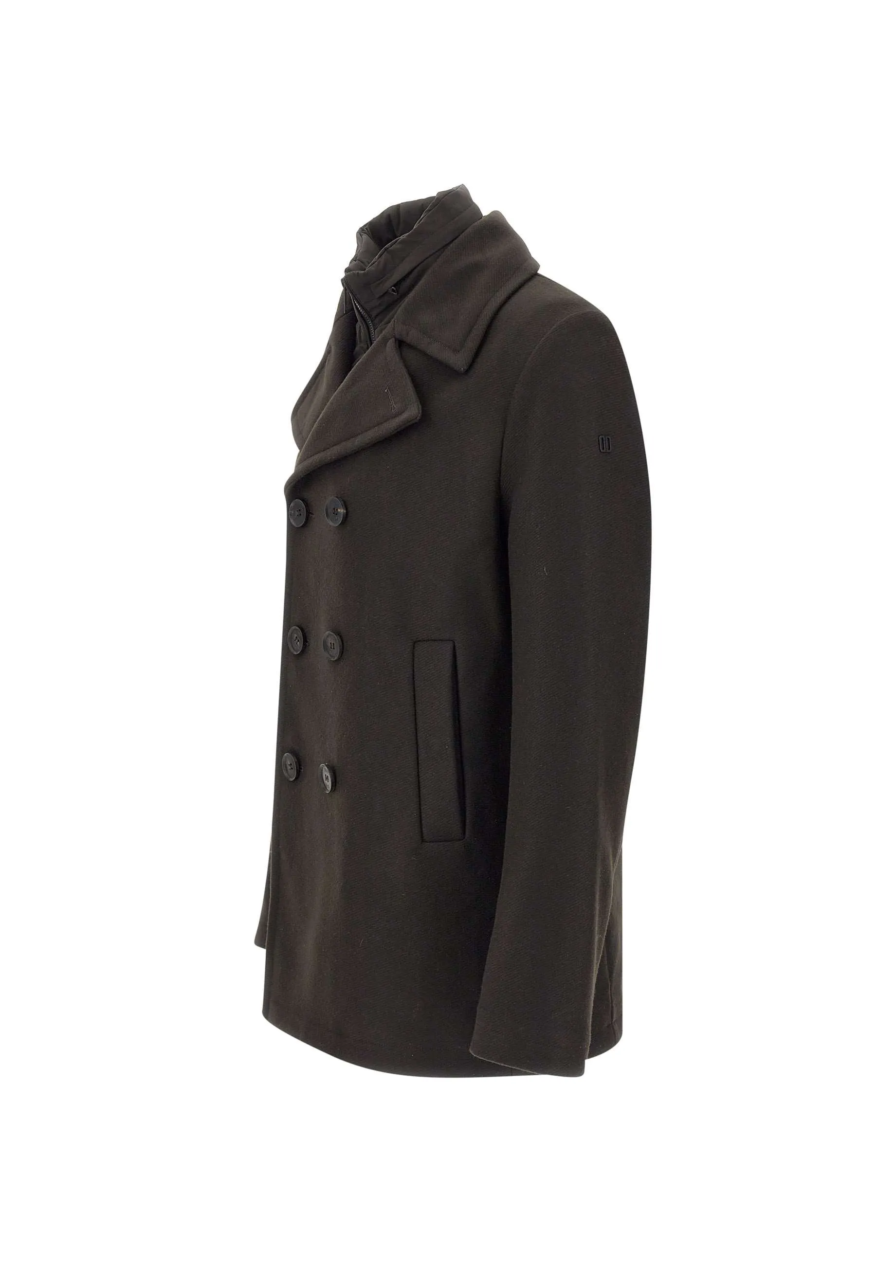 Men's Wool Cashmere Blend Coat