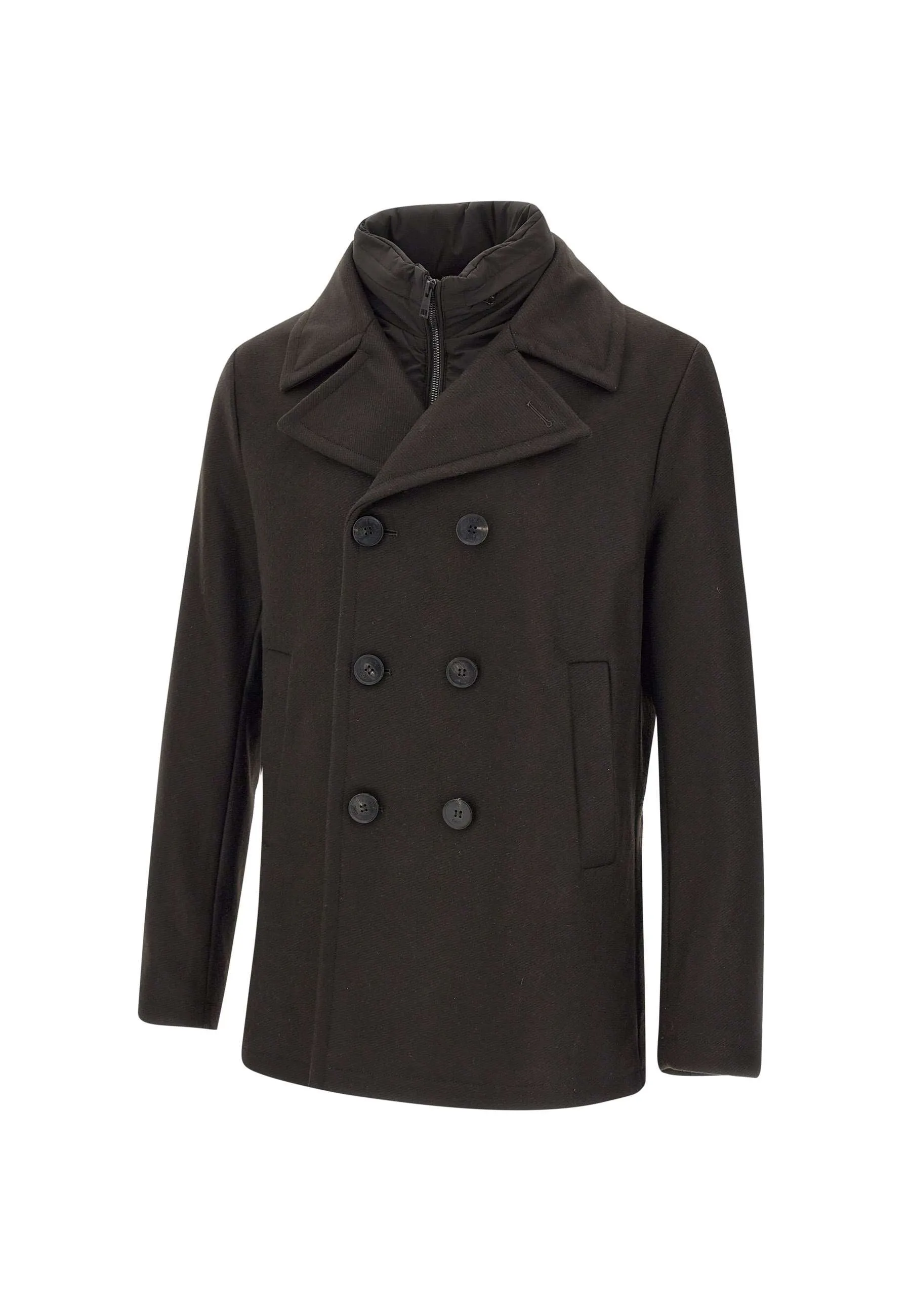 Men's Wool Cashmere Blend Coat