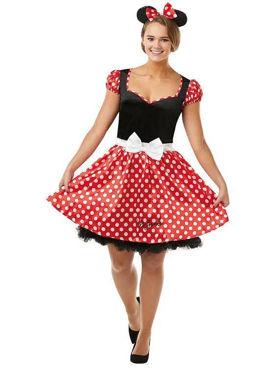 MINNIE MOUSE SASSY COSTUME, ADULT