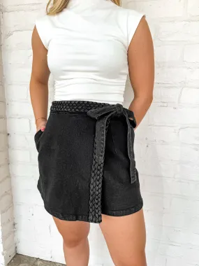 More To See Denim Skort