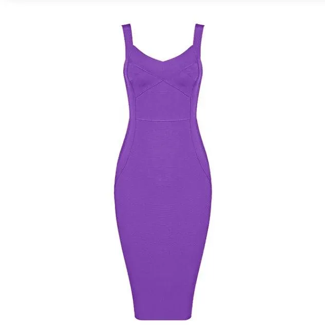 Night Out Glamour Bandage Dress: Elegant Club Style & Sophisticated Party Wear