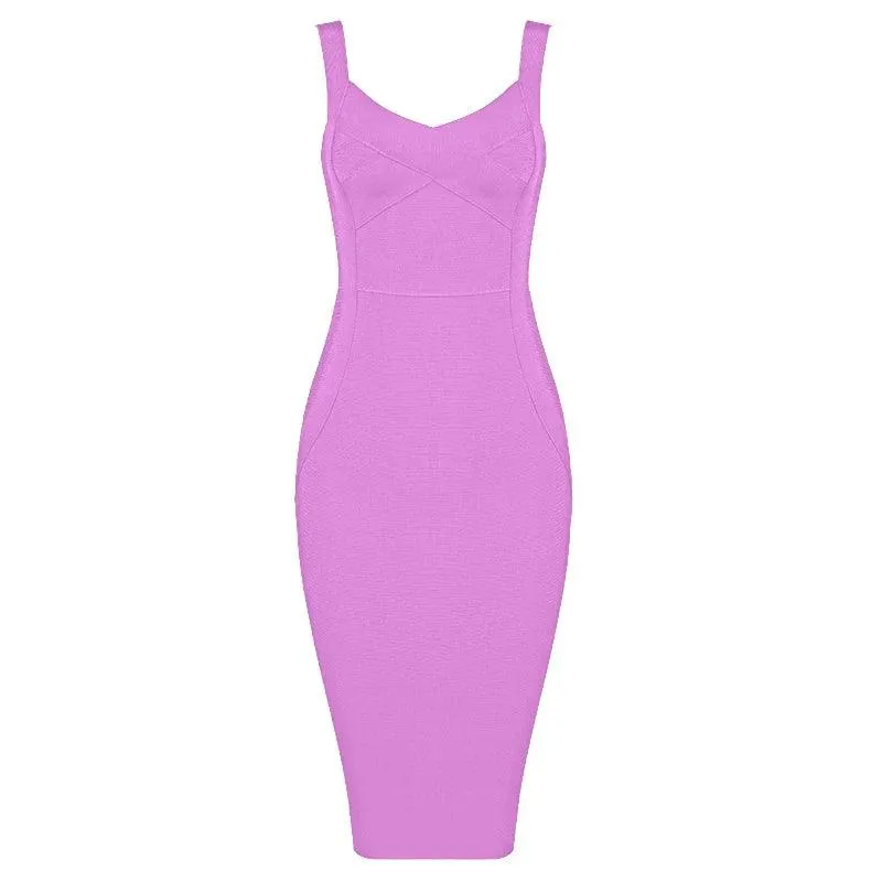 Night Out Glamour Bandage Dress: Elegant Club Style & Sophisticated Party Wear