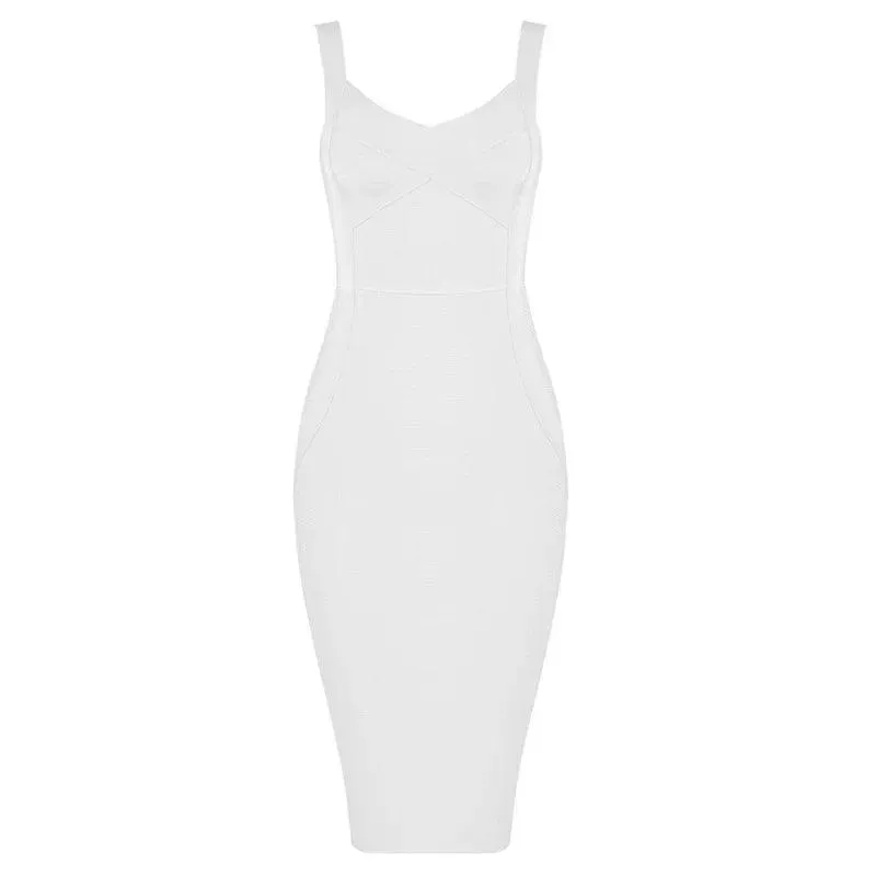 Night Out Glamour Bandage Dress: Elegant Club Style & Sophisticated Party Wear