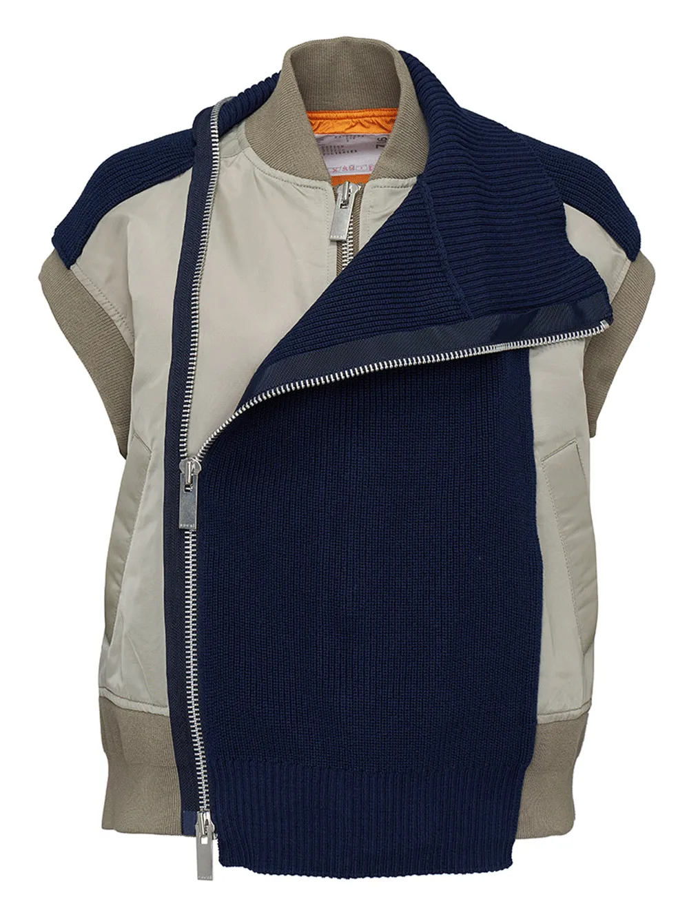 Nylon Twill Knit Vest