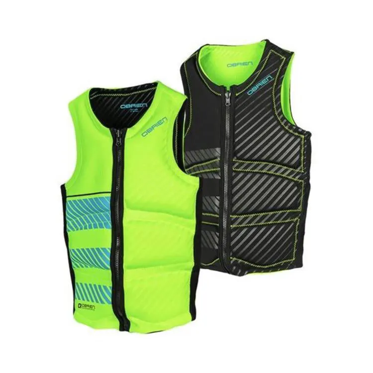 O’Brien team front zip impact vest.