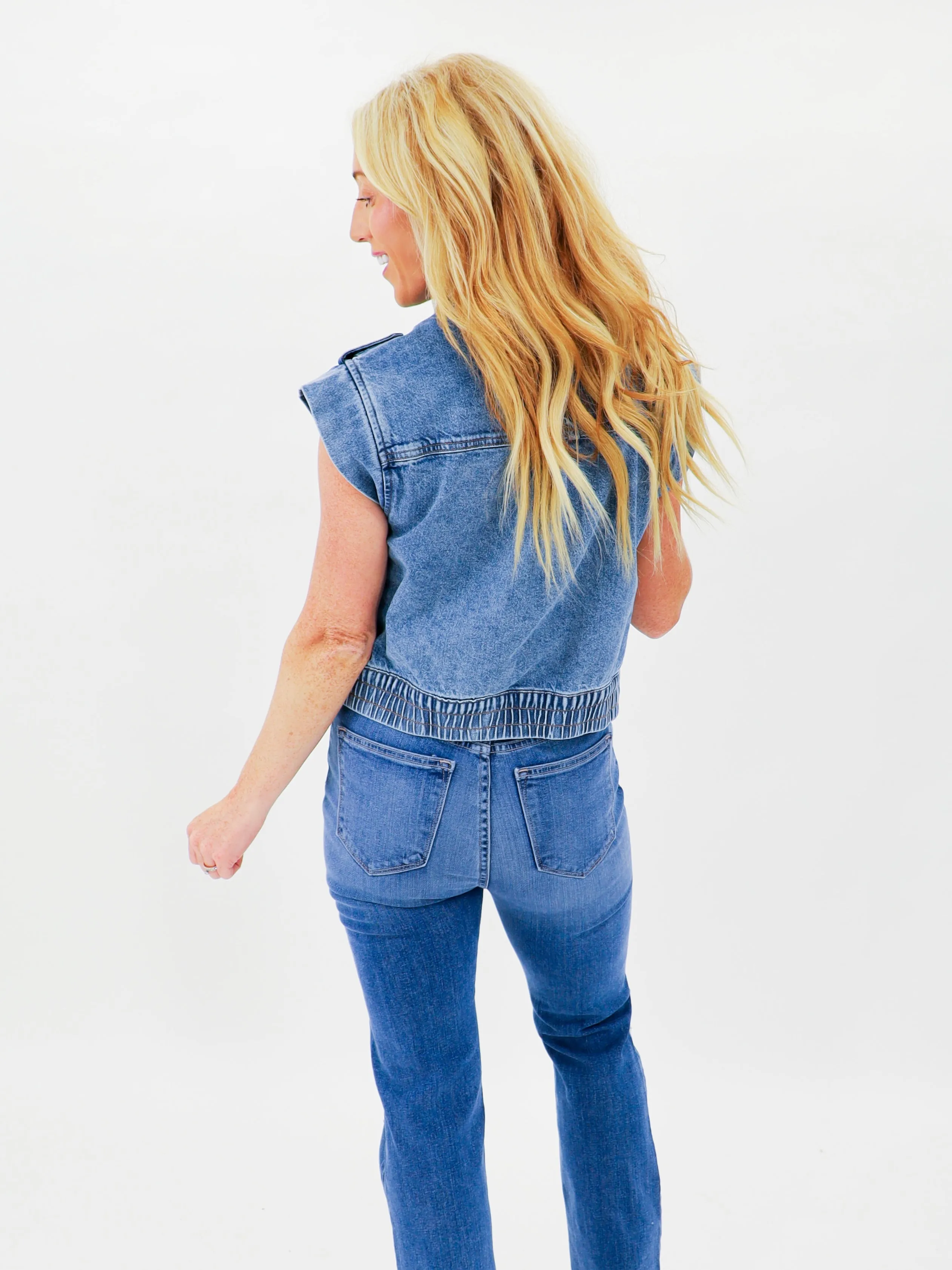 Off The Grid Denim Vest