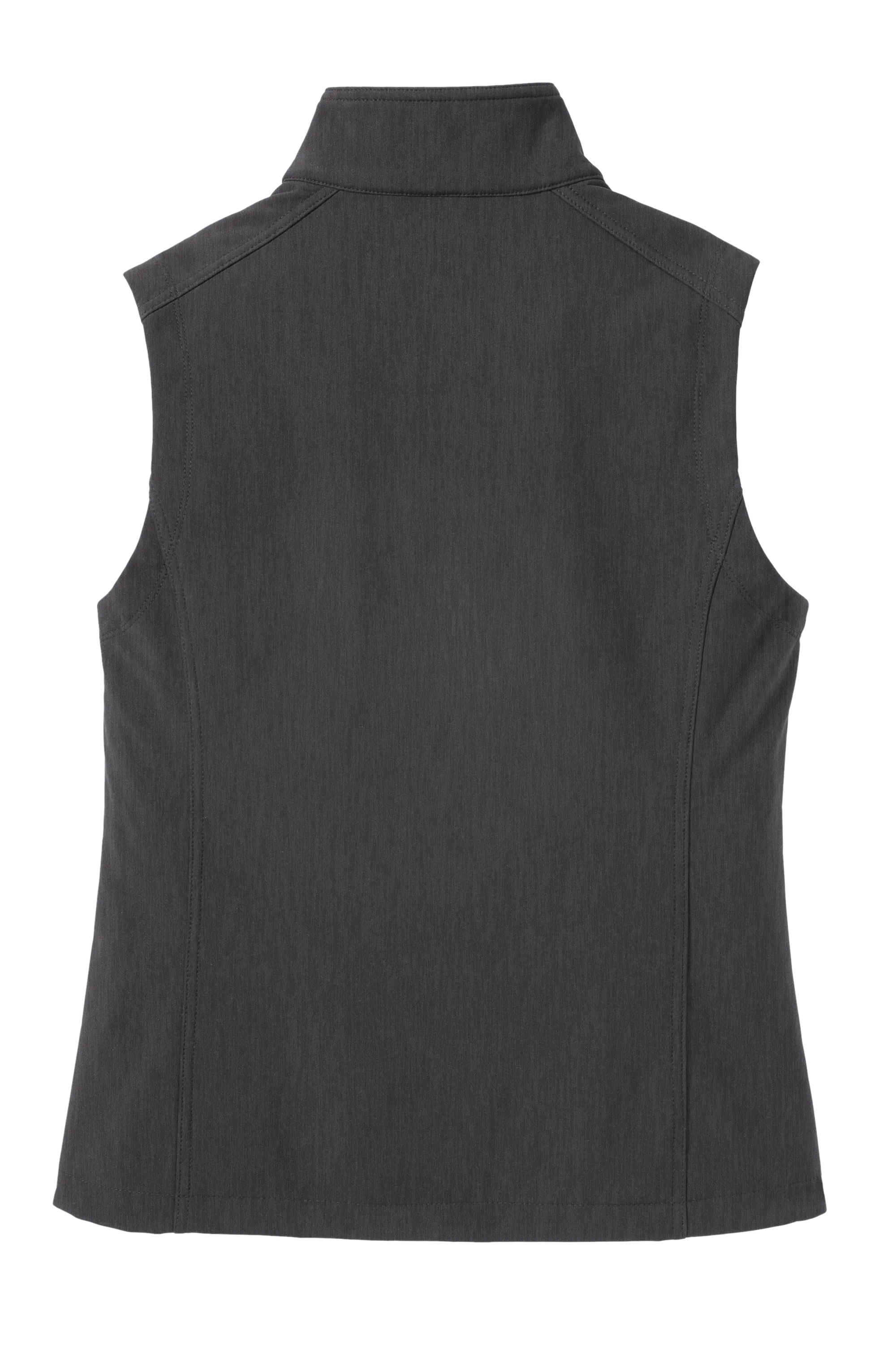 Port Authority® Women's Core Soft Shell Vest - Black Charcoal Heather