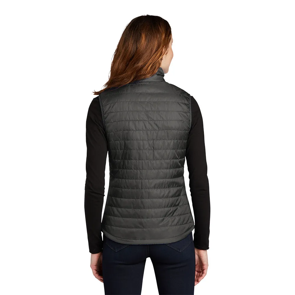 Port Authority® Women's Packable Puffy Vest - Sterling Grey / Graphite