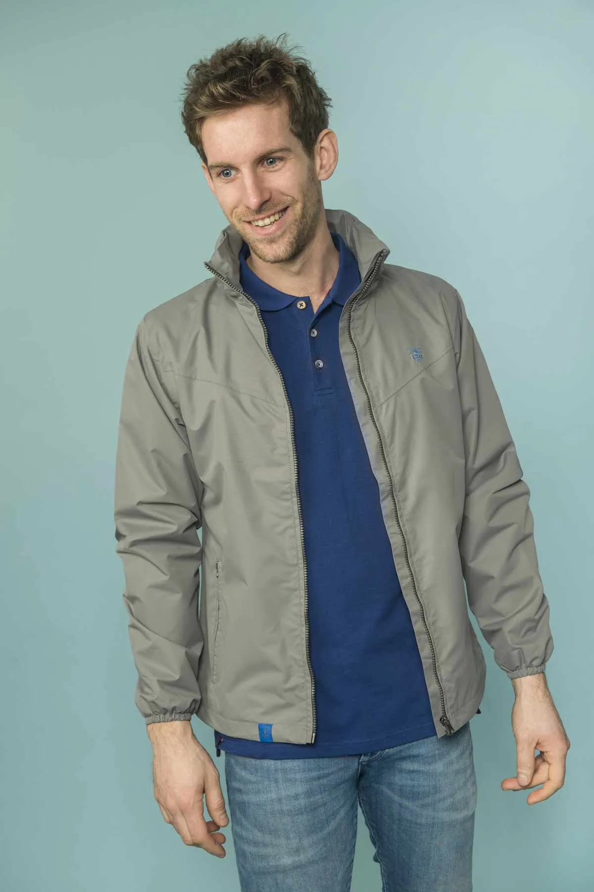 Portland Mens Jacket - Grey Stone