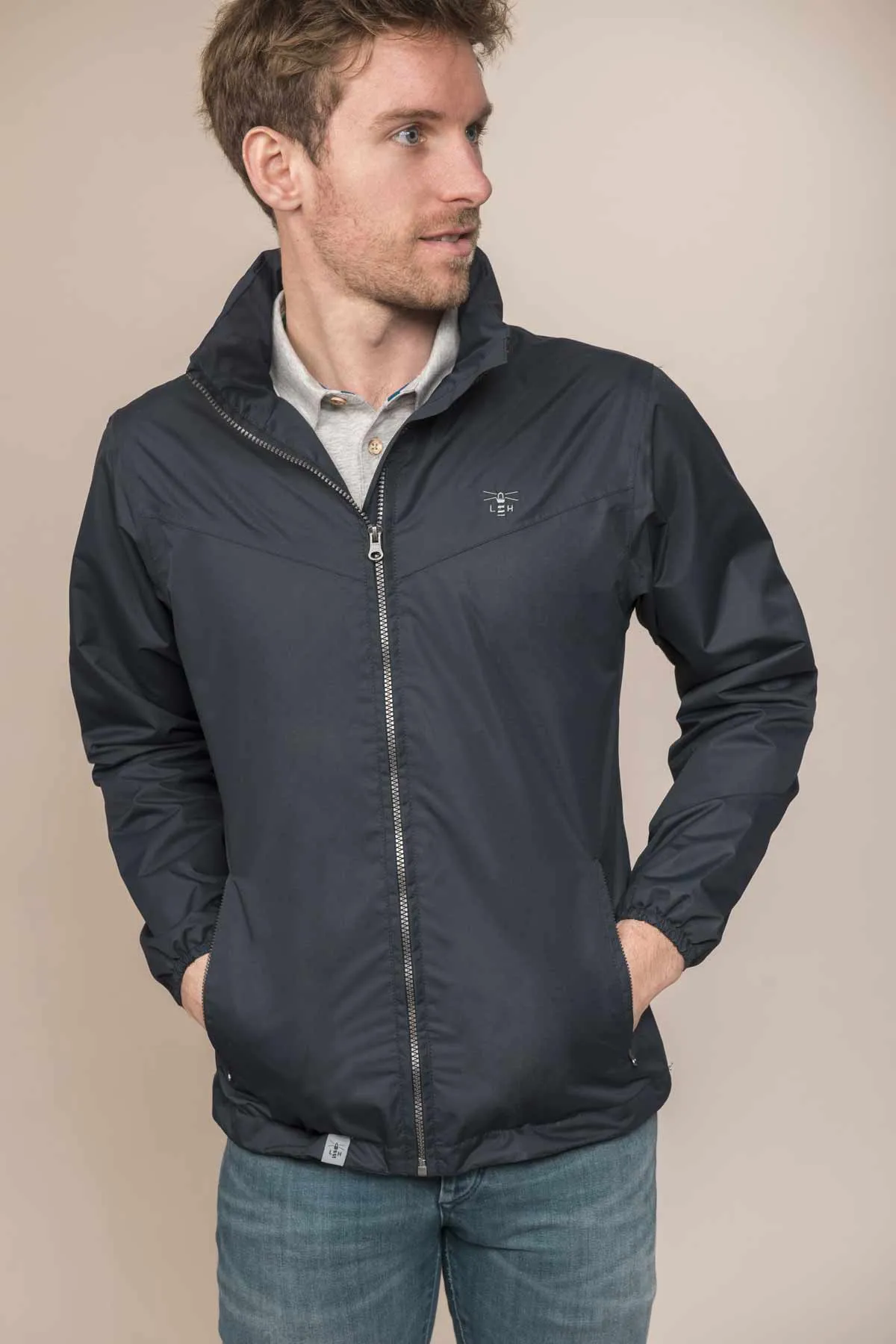 Portland Mens Jacket - Grey Stone