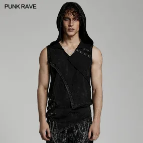 Punk hooded vest