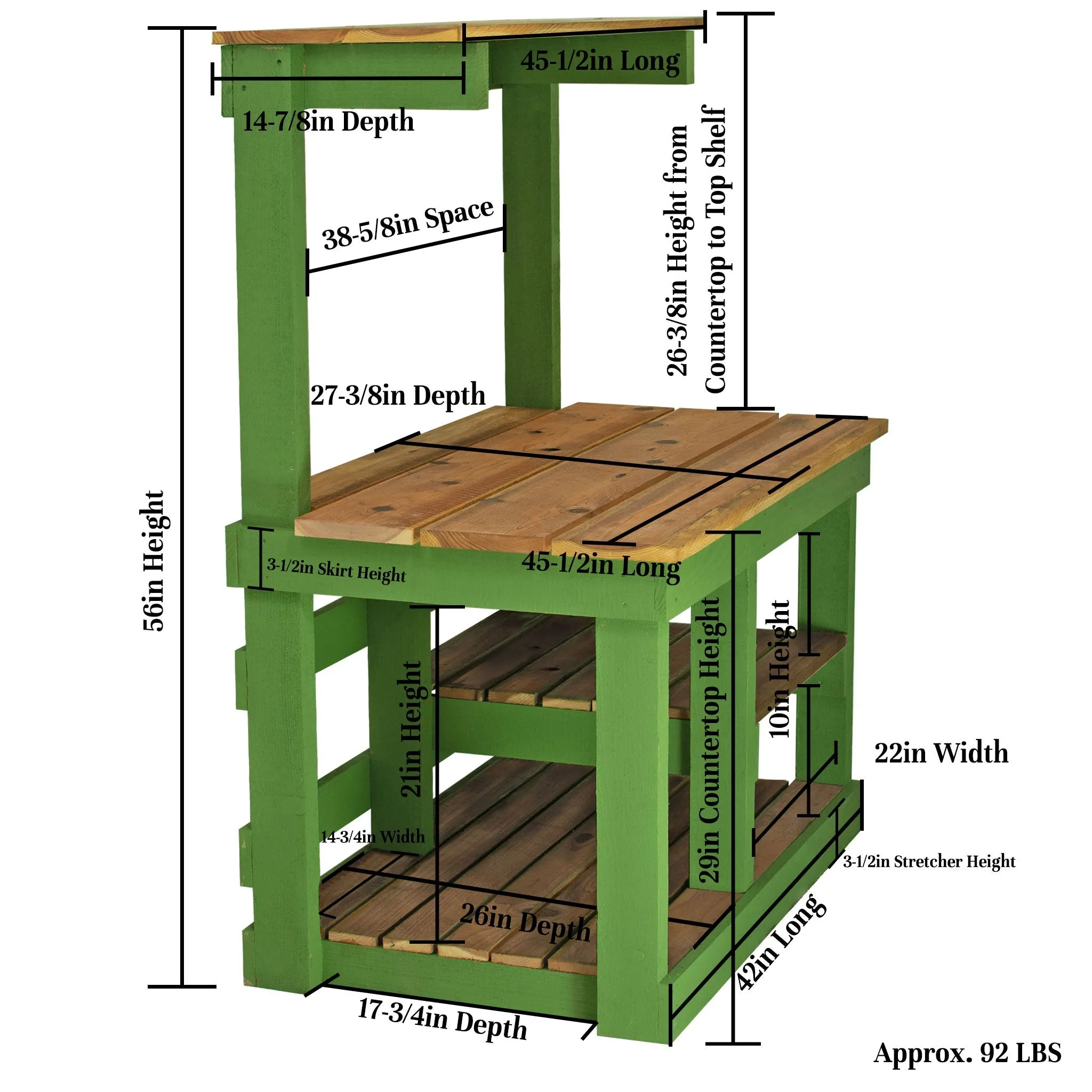 Rustic Gardening Workbench