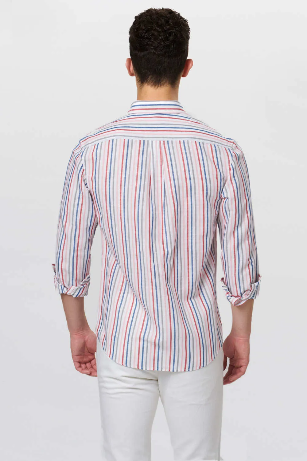 Slim Fit Stripes Shirt