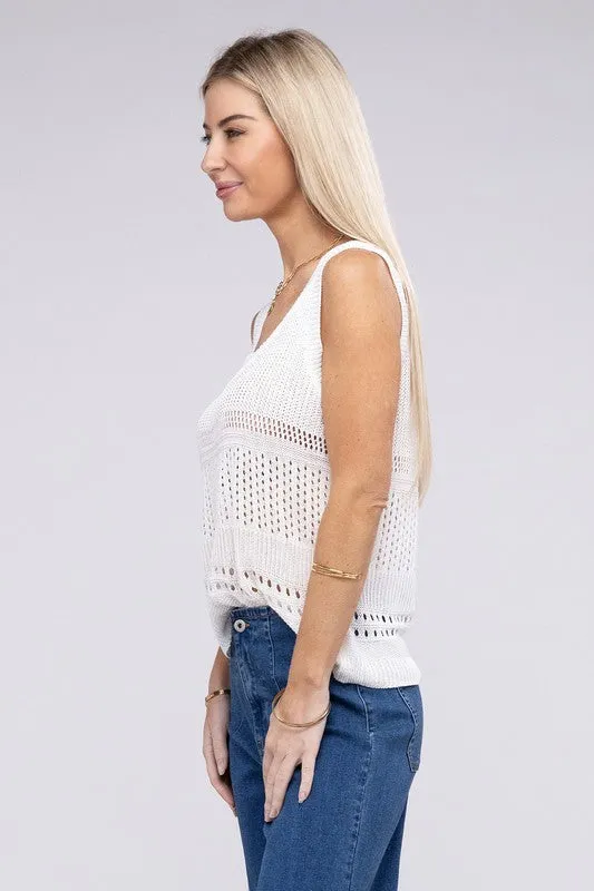 TEEK - Hole Knitted Vest Top