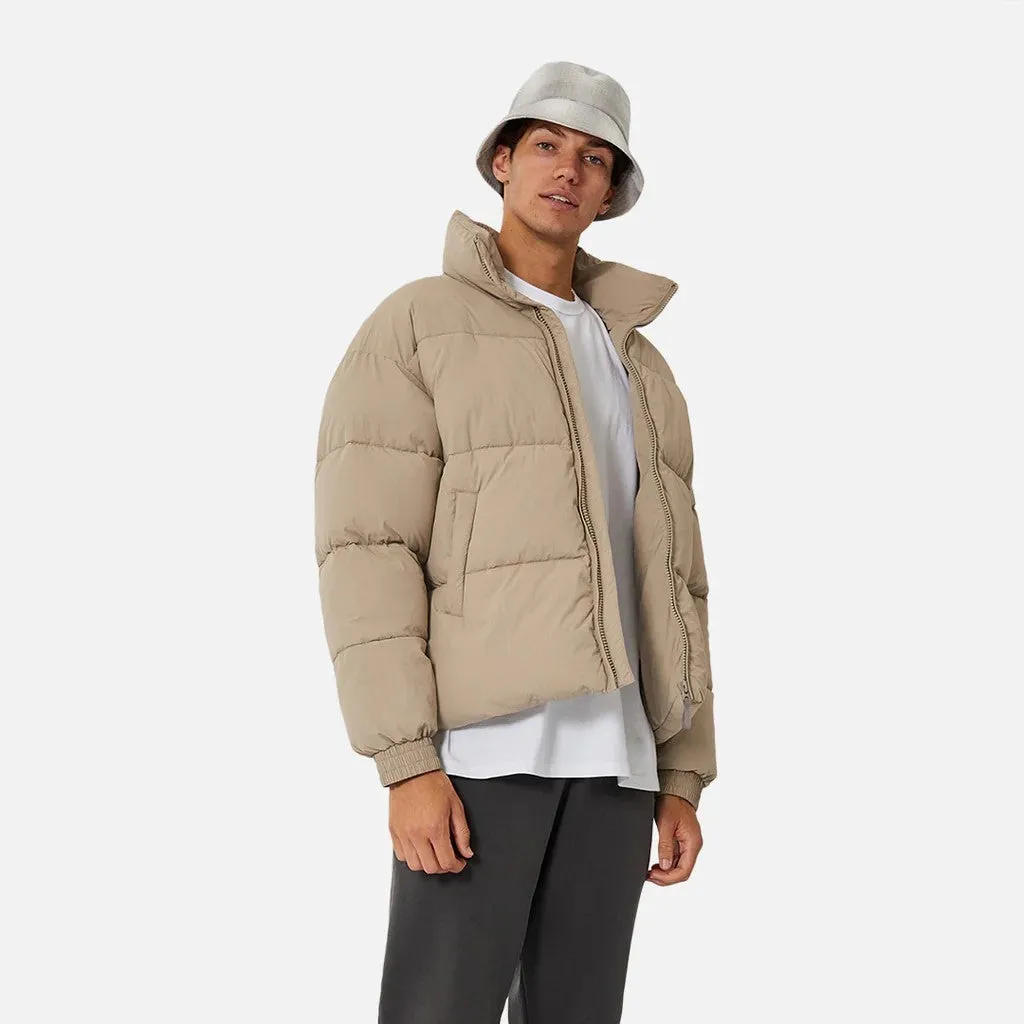 The Regent Puffer Jacket - Latte