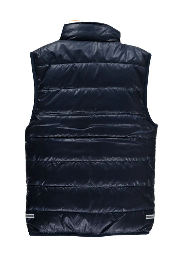 Warm Padded Body Warmer Navy/Royal