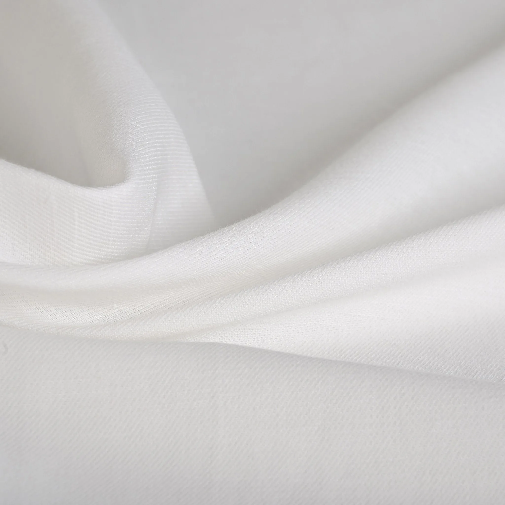 White Linen Blend Fabric - 96288