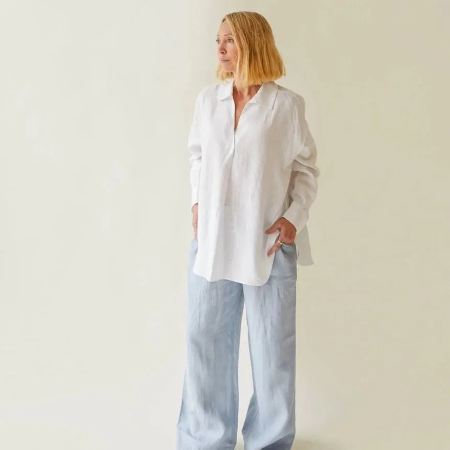 White Linen Shirt