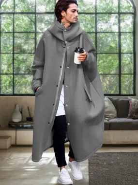 Windproof Oversized Hooded Coat