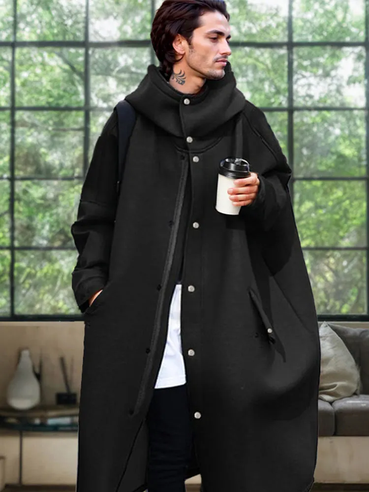 Windproof Oversized Hooded Coat