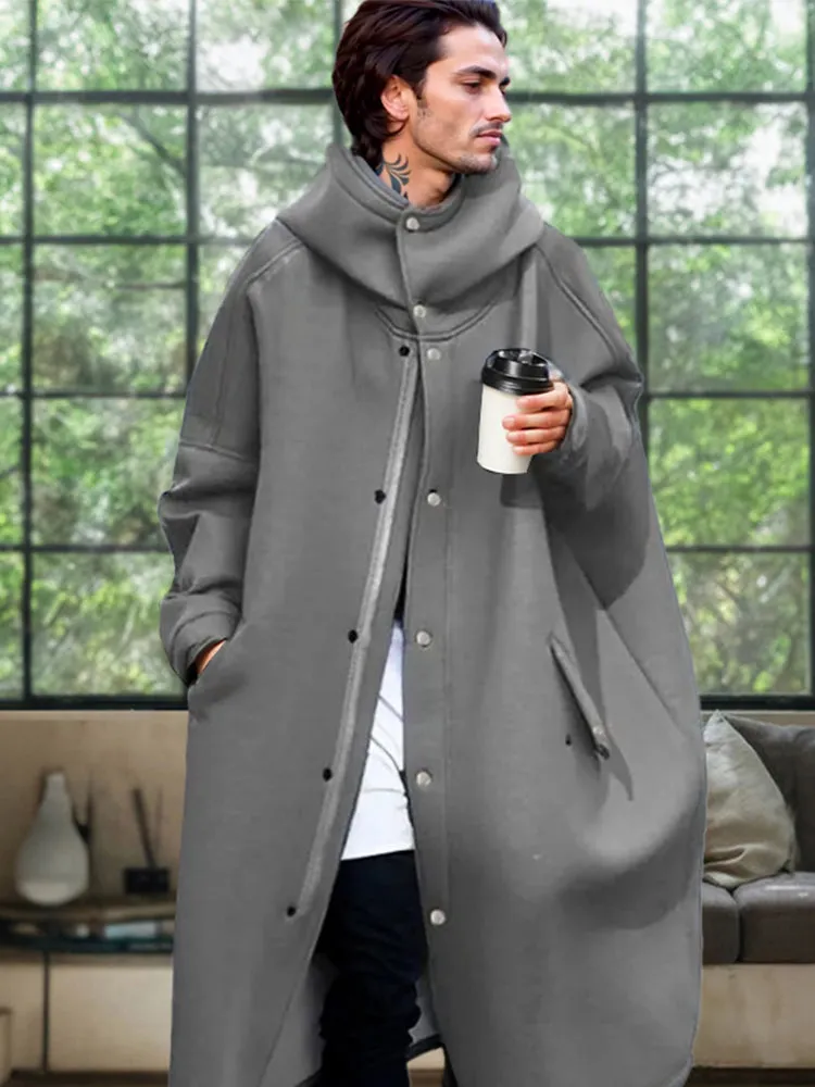 Windproof Oversized Hooded Coat