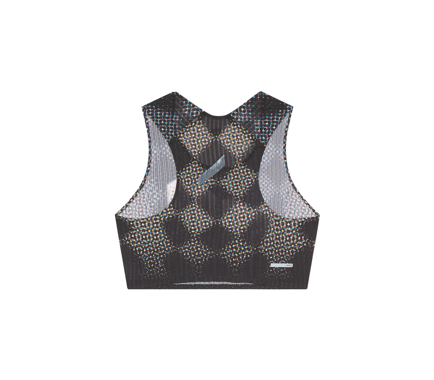 Women's Crop Race Vest | Black Dot