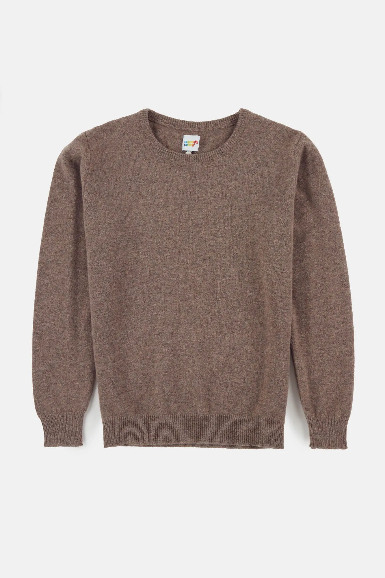 Women's Lambswool Crew Neck - Truffle