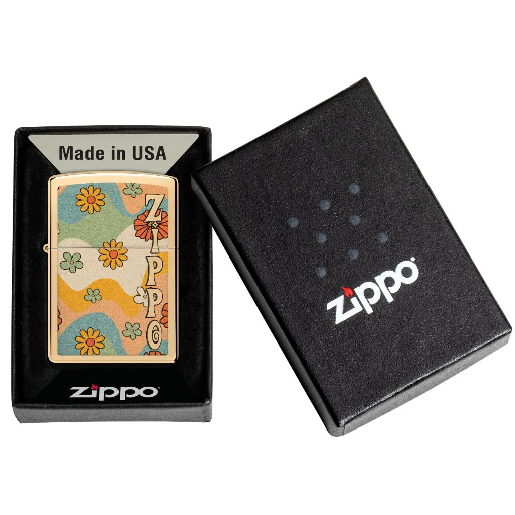 Zippo Flower Power Design