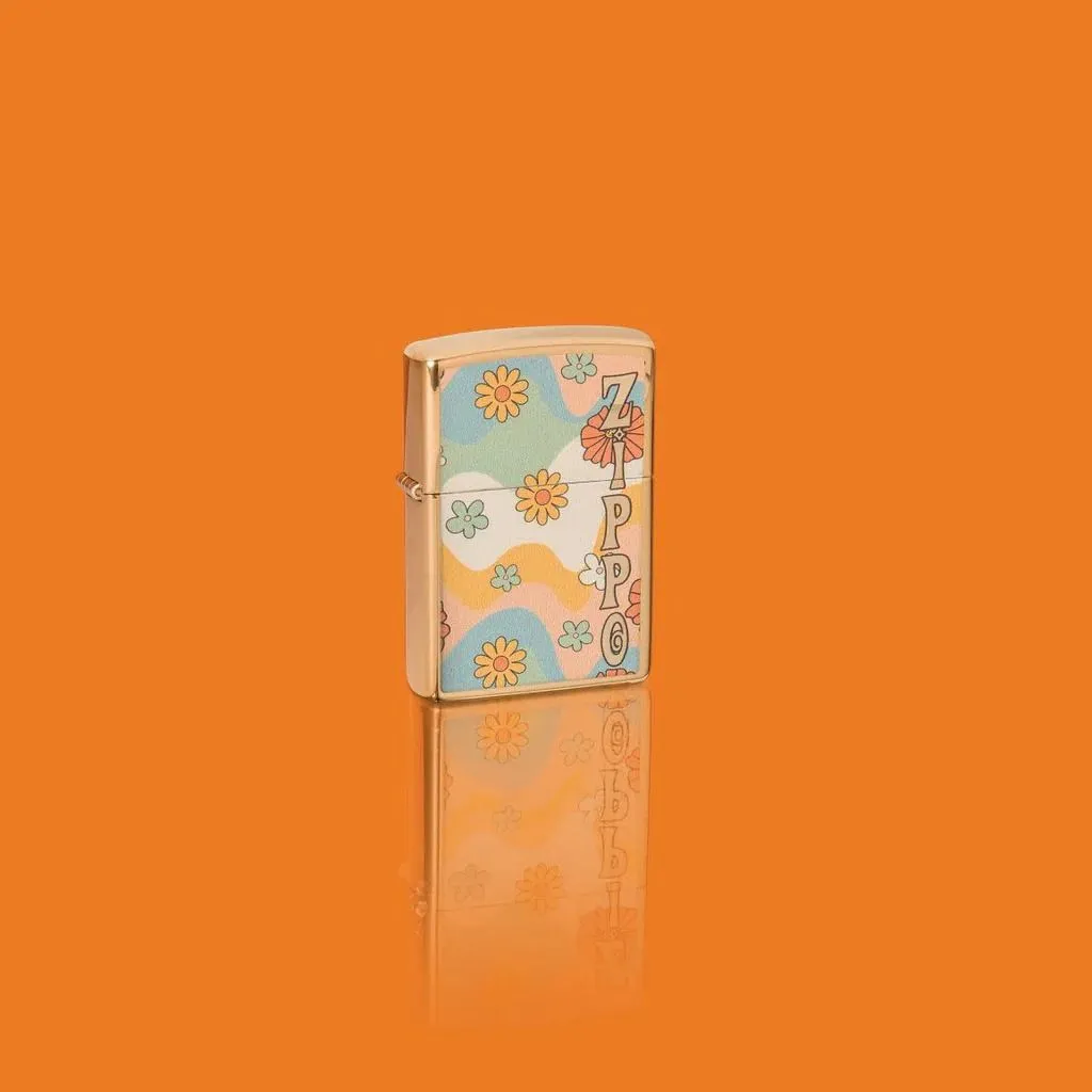 Zippo Flower Power Design