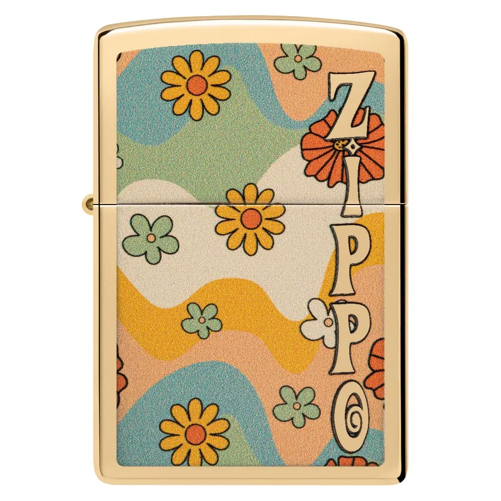 Zippo Flower Power Design