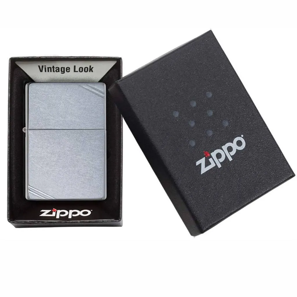 Zippo Vintage Street Chrome Lighter - 267