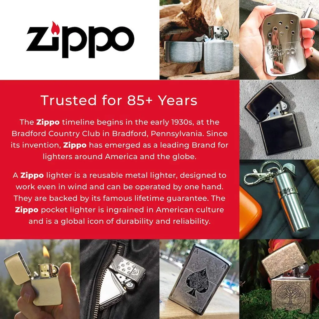 Zippo Vintage Street Chrome Lighter - 267